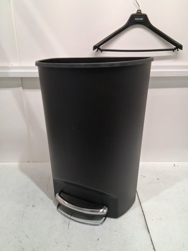 simplehuman sem-round step can kitchen garbage bin - 50l - black (model: CW1355) image 2