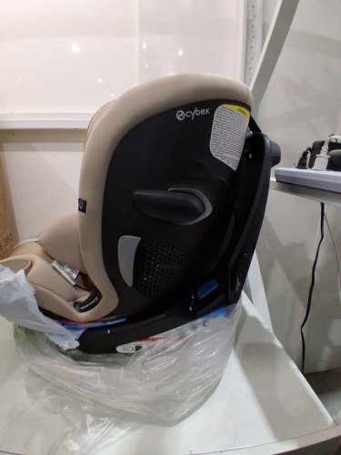 CYBEX GOLD CALLISTO G 360 ROTATING ALL-IN-ONE CONVERTIBLE CAR SEAT WITH SAFETY ASSURE PROTECTION SYSTEM - 120LBS MAX - ALMOND BEIGE (MODEL: 524000601) image 5