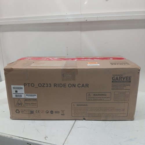 garvee kids Ride - P Series Quad ATV - 6v - 55lb max - white/black - (model:pto_oz33) image 2