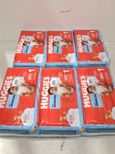 198PK HUGGIES LITTLE SNUGGLERS BABY DIAPERS - SIZE 1 (UP TO 14LB) - DISNEY WINNIE THE POOH (MODEL: 56308) image 2