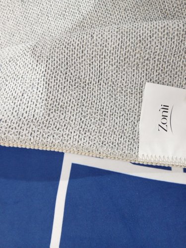 zonli Indoor / Outdoor Area Rug Washable Rugs - 5ft x 8ft - bule/white image 9