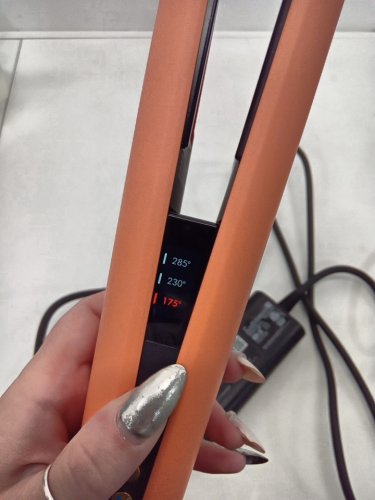 dyson airstrait wet to dry hair straightener - LIMITED EDITION APRICOT/ TOPAZ  (model: ht01) image 10
