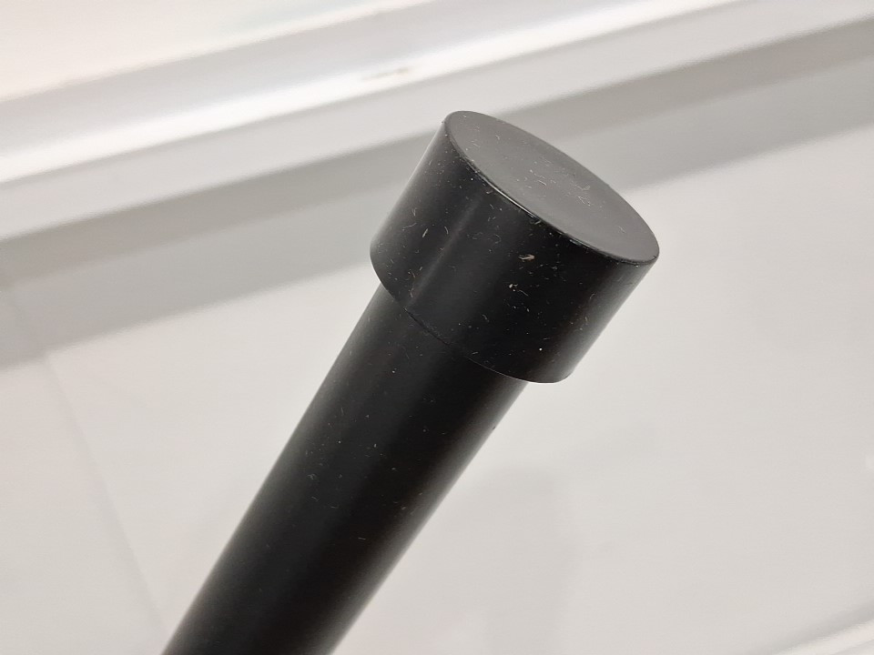 UMBRA 1.75" CAPPA ADJUSTABLE CURTAIN ROD - 66"-120" - BRUSHED BLACK (MODEL: 1017987-038-a60) image 4