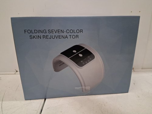 7-colour led facial beauty mask - white image 4