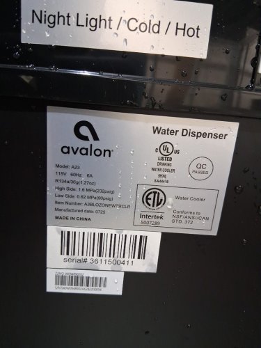 Avalon Self Cleaning Water Cooler / Water Dispenser- holds 3-5 gallon - stainless steel (model: A23) image 7
