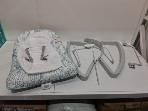 ingenuity keep cozy 3-in-1 grow with me baby bouncer - 24.4" x 19.4" x 26.3" - for 0-30 months - spruce (model: 12637) image 3