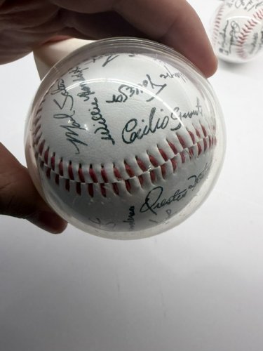 3 ASSTD MULTIPLE FASCMILE SIGNED BASEBALLS image 11