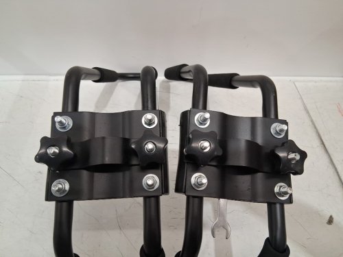2PK universal Metal JShaped Canoe Carrier Kayak Roof Rack - black image 5