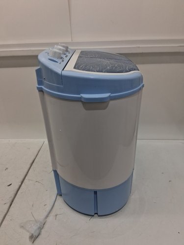 PYLE PURE CLEAN 2-IN-1PORTABLE WASHING MACHINE WITH WASHER & DRYER - 7.7LBS / 3.3LBS CAP - WHITE/BLUE (MODEL: PUCWM22) image 5