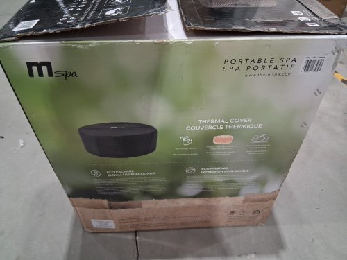 MSpa Mono Round Bubble-jet Spa - Fits Up To 6 People - Brown/Black - (Model: F-MO063W/1990866) image 6
