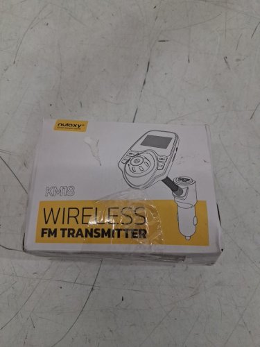 NULAXY WIREESS IN-CAR BLUETOOTH FM TRANSMITTER RADIO ADPATER - (MODEL: KM18) image 2
