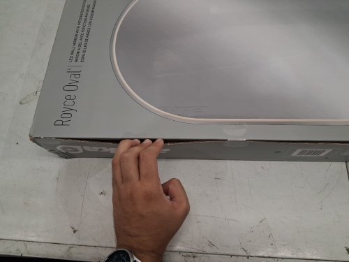 Artika Royce Oval LED Mirror with Integrated Defogger & 3 Light Colors - 3000K-5000K - 20" x 32" - silver (model : 1671618) image 3