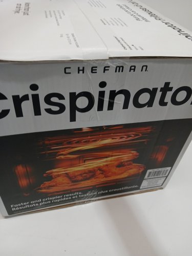 CHEFMAN CRISPINATOR HIGH POWERED AIR FRYER - 8QT - BLACK (MODEL: C38-8WD7-1M-1CAP / 1993109) image 4