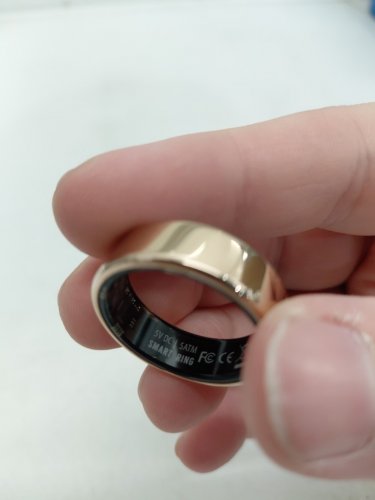 Unisex Smart Ring Wearable Fitness/Health Tracker with Companion App - US Size 12 - ROSE Gold image 3