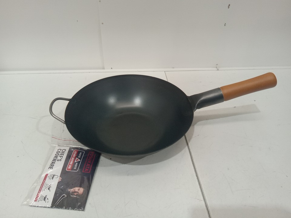 YOSUKATA Carbon Steel skillet - 11.8" - black image 4