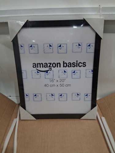 AMAZON BASICS plexiglass poster frame - 16" x 20" - black image 4