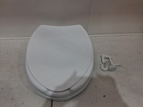 Bios Living 2" Raised Toilet Seat with Lid - White (Model: 59056L) image 3