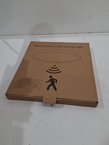 motion sensor led wired ceiling light - 12" - 3000/4000/6500K - white (model: lz2210) image 4
