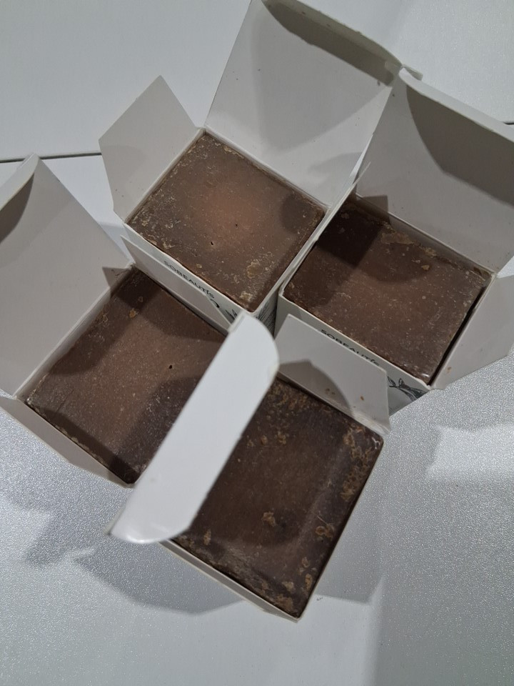 4 sobeautis aleppo soap with 40% laurel oil and 60% olive oil for face, body, and hair - vegan - 150g/5.29oz each image 5
