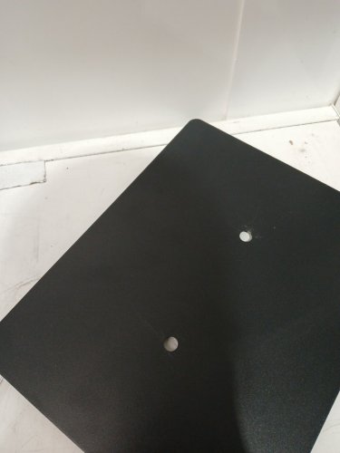 pedestal sign stand - 11.8" x 9.5" x 43" to 81" - black (model: sw-03) image 4