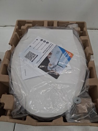 Garvee Elongated Elevated Bidet Seat With Slow Close Mechanism And Non Slip Hinges - 19" - white (model:pho-0xxxtm1s) image 3