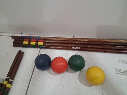 Franklin Sports Outdoor 4-Player Croquet Set - assorted colors image 5