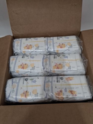 144PK HUGGIES LITTLE SNUGGLERS BABY DIAPERS - SIZE NEWBORN (UP TO 10 LBS) - WINNIE THE POOH image 4