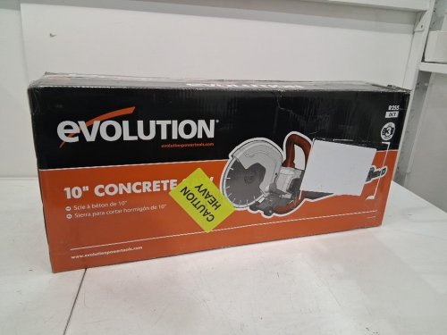 Evolution Power Tools CORDED 10" Electric concrete Circular saw with Diamond Masonry Blade - 4" CUTTING DEPTH (Model:R255DCT) image 9