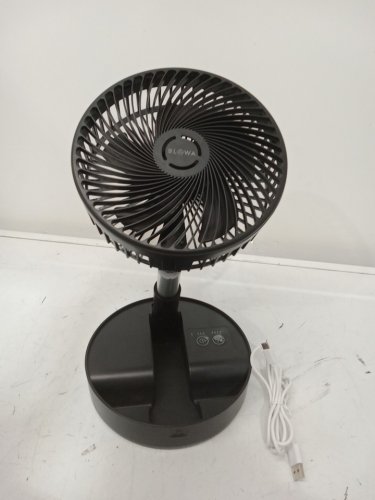 BLOWA Foldable Portable Standing Fan - 38" - black (model:BF01BLA) image 3