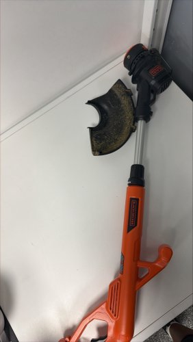 ***TOOL ONLY*** BLACK+DECKER STRING TRIMMER/EDGER - 20V 10" - BLACK/ORANGE (MODEL: LST201) image 3