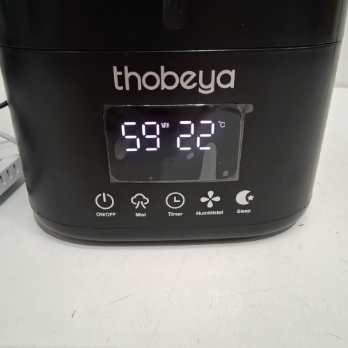 thobeya  Reptile Fogger Humidifier with Dual Hose, Remote Control, Humidity Sensor & Auto Humidity Control - 5l - black (model:  yl-1949) image 4