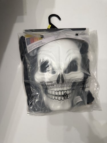 5PC RUBIES SCARY SKELETON COSTUME - LARGE 10-12 - BLACK (STYLE: 881031) image 3