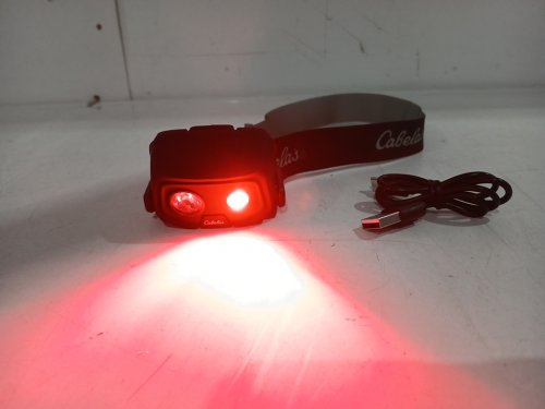 RGB RECHARGEABLE HEADLAMP - 350LM - BLACK (MODEL: CABR350) image 4