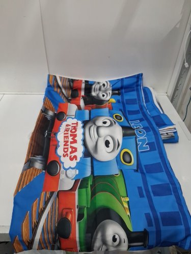 3pc thomas & friends LEON bed sheet set - twin 39'' x 75'' - assorted colours image 3