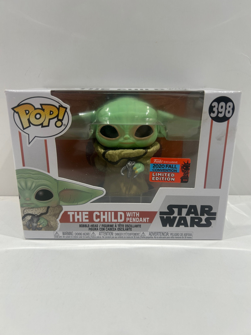 Funko pop! **2020 fall convention** Star Wars - the child with pendant bobble head (#398) image 2
