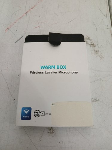 2PK WARM BOX WIRELESS LAVALIER MICROPHONE - BLACK image 2