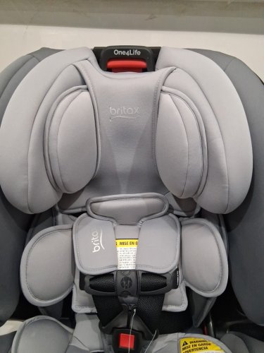 Britax One4Life ClickTight All‑in‑One Convertible Car Seat with Rear‑Facing High‑Back Booster, ClickTight Installation SafeCell Steel Frame 15‑Position Harness Machine‑Washable Cover - grey (model:E1C923N) image 5