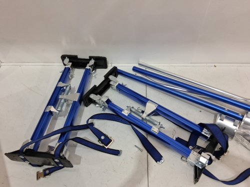 Aluminum Adjustable Drywall Stilts Tool for Painting - 24" - 40" - Blue image 5