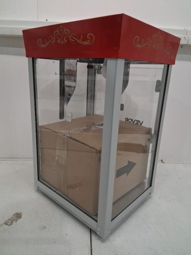 Commercial Countertop Popcorn Machine/Maker with Stainless Steel Kettle -  48 Cups/8oz /800W  - red - (model: NP08T) image 3