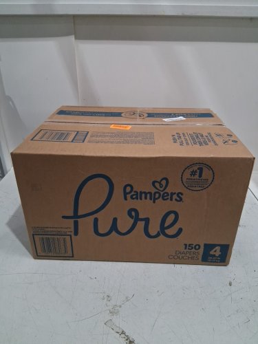 150PK pampers pure 100% leakproof plant-based skin protection Diapers - size 4 image 2