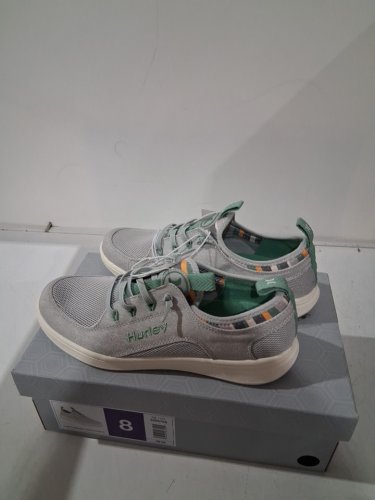 WOMEN'S Hurley Castaic Sneaker - SIZE 8 - grey/GREEN (STYLE: 5566708) image 3