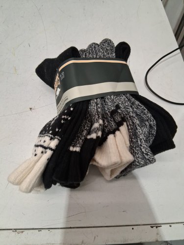 5PR women's roots Cozy Socks - size 4-10 - black/white (style: 2244431) image 2
