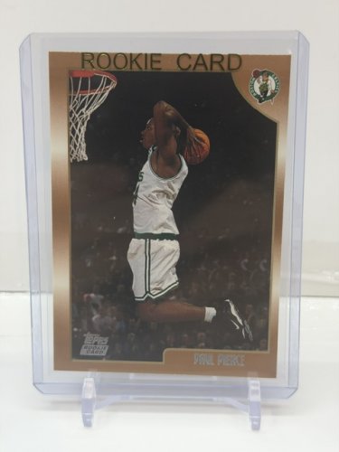 PAUL PIERCE ROOKIE CARD - TOPPS 1999 BOSTON CELTICS CARD #135 image 3