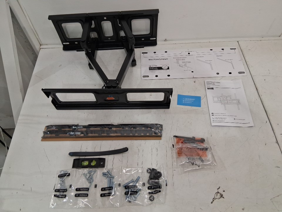 pipishell full motion tv wall mount - 26"-65" - black (model: pimfk1) image 2