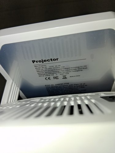 GKLPO MINI PROJECTOR - WIFI 6 BLUETOOTH PORTABLE PROJECTOR WITH 270 DEGREE ROTATION - HDMI, USB COMPATIBLE - WHITE (MODEL: AK-69) image 4