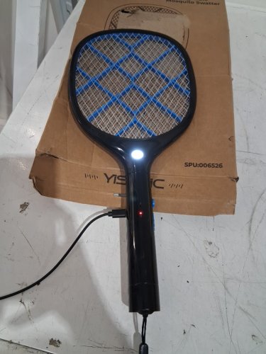 ELECTRIC MOSQUITO SWATTER - 1800MAH - BLACK image 4