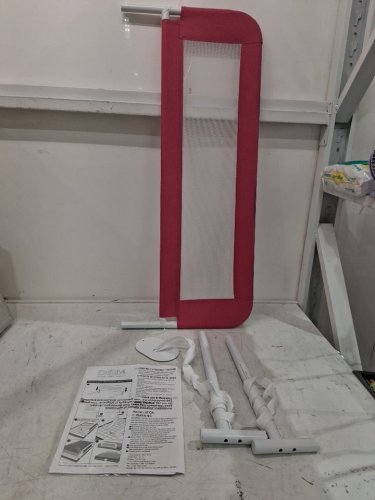 DREAM ON ME (DOM) LIGHTWEIGHT DELUXE SECURITY BED RAIL - 33" X 15" x 14" - pink (MODEL: 419) image 3