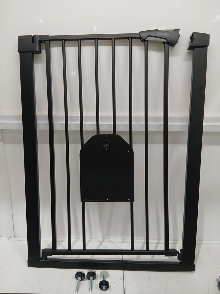 BABELIO PRESSURE MOUNTED metal BABY GATE - 36" X 29"- 43" - black (MODEL: CB-M-101) image 4