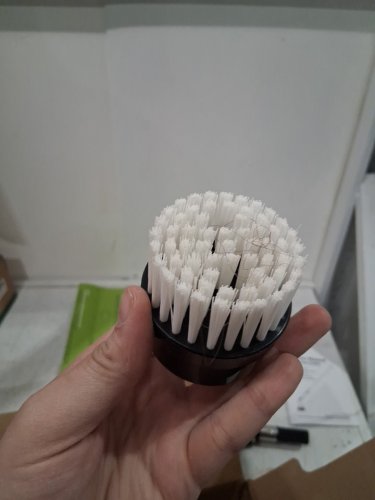 tuyu cordless electric spinning scrubber brush with brush head attachments - white (model: ks-2640c) image 5