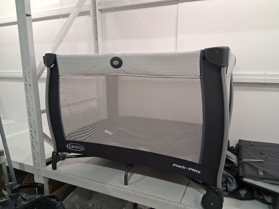 graco pack 'n play day2dream adjustable height portable bassinet playard - grey / rainier (model: 2148404) image 3